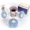 Image 3 : VINTAGE ENGLISH WEDGWOOD JASPERWARE - LOT OF 4