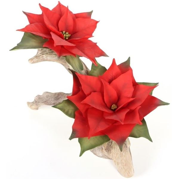 1989 BOEHM POINSETTIAS LIMITED EDITION NO.153/200