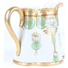 Image 3 : HAND PAINTED PITCHER REGENCY WATERLILIES PATTERN
