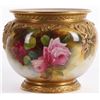 Image 1 : ROYAL WORCESTER PORCELAIN JARDINIERE SIGNED