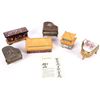 Image 1 : CLASSIC ARTISTIC MUSIC BOXES - LOT OF 6