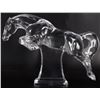 Image 1 : BACCARAT CRYSTAL JUMPING HORSE FIGURINE