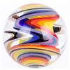 Image 1 : HANDMADE RAINBOW GERMAN SWIRL MARBLE 1.10"