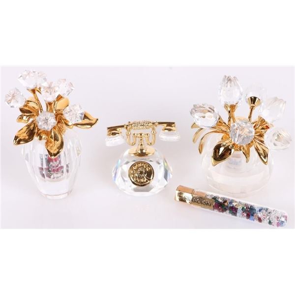 SWAROVSKI CRYSTAL MEMORIES FIGURES - LOT OF 3