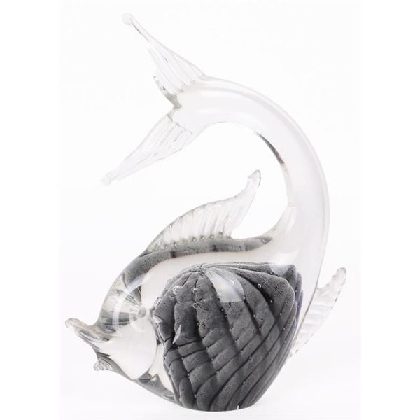 VINTAGE ITALIAN MURANO GLASS FISH SCULPTURE