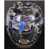 Image 3 : STEVEN LUNDBERG ORCHID PAPERWEIGHT VASE