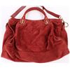 Image 5 : BALENCIAGA  RED SUEDE LADIES CITY BAG