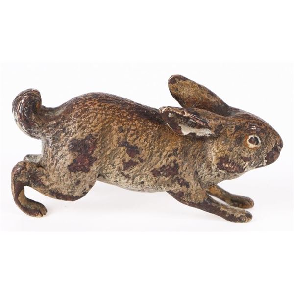 AUSTRIAN VIENNA COLD PAINTED BRONZE RABBIT