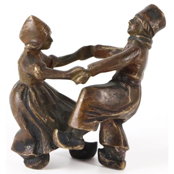 AUSTRIAN VIENNA  BRONZE DANCING COUPLE