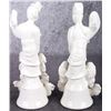 Image 2 : VINTAGE BLANC DE CHINE PORCELAIN FIGURINE SET OF 2