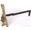 Image 4 : ANTIQUE FRENCH NEOCLASSICAL BRASS ANDIRONS