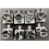 Image 2 : Lot of (8) Pfeiffer Vacuum #AVC 040 PA / PFA58204 Asslar Angle Valves