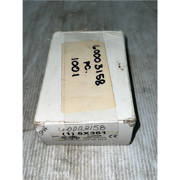 LINEMASTER # 5X361 / #632-S Clipper Foot Switch