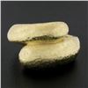 Image 2 : Designer Maz Solid 14K Yellow Gold Unique Textured Work Wide Snake Bypass Ring