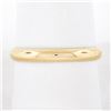 Image 1 : Unisex Classic 14k Yellow Gold 3.1mm Plain Dome Polished Stack Wedding Band Ring