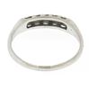 Image 6 : Vintage 18k White Gold 0.05 ctw Round Pave Diamond Stackable Wedding Band Ring