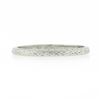 Image 5 : Antique Art Deco Tiffany & Co. Platinum Engraved Work Eternity Wedding Band Ring