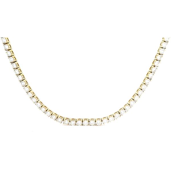 14KT Yellow Gold 29.50 ctw Diamond Eternity Necklace