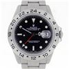 Image 1 : Rolex Mens Stainless Steel Black Dial Oyster Band 40mm Explorer II Wristwatch
