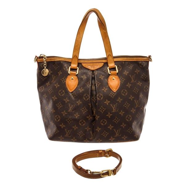 Louis Vuitton Brown Monogram Palermo PM Shoulder Bag
