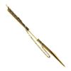 Image 7 : Antique Victorian Solid 14k Gold Large Detailed Seed Pearl Arrow Pin Brooch