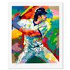 Image 1 : Mike Piazza (Signed by Piazza) by LeRoy Neiman (1921-2012)