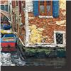 Image 2 : Boats of Venice (Black) by Shvaiko, Viktor