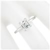 Image 3 : NEW Platinum 1.88 ctw GIA Old Emerald Cut Prong Diamond Solitaire Engagement Rin
