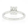 Image 7 : NEW Platinum 1.88 ctw GIA Old Emerald Cut Prong Diamond Solitaire Engagement Rin
