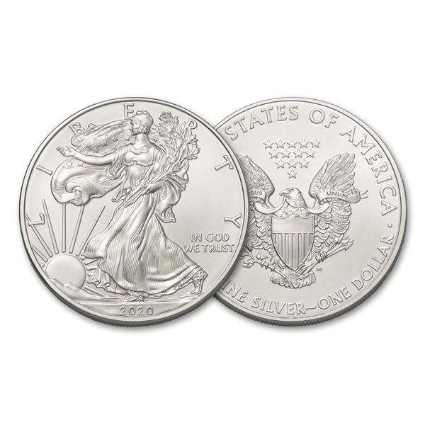2020 American Silver Eagle.999 Fine Silver Dollar Coin