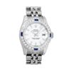 Image 1 : Rolex Ladies New Style Sapphire Quickset White Index White Gold Sapphire Diamond