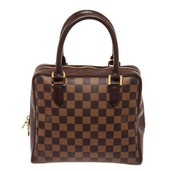 Louis Vuitton Brown Canvas Damier Ebene Brera Tote Bag