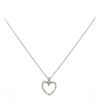 Image 4 : 14kt WG Heart Pendant with chain