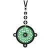 Image 6 : Vintage Georg Hornemann Carved Jadeite Jade Black Onyx Diamond Pendant Necklace