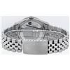 Image 6 : Rolex Mens Stainless Steel Diamond Lugs And Pyramid Bezel Datejust Wristwatch