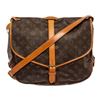 Image 1 : Louis Vuitton Brown Monogram Canvas Saumur 35 Messenger Bag
