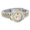 Image 3 : Rolex Ladies Quickset Two Tone Channel Set Diamond Bezel Datejust Wristwatch