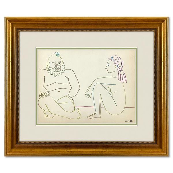 La Comedie Humaine 27.1.54-I by Picasso (1881-1973)