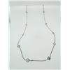 Image 1 : 2.99 ctw "Diamonds by the Yard" Diamond Necklace - 18K White Gold