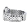Image 8 : Rolex Mens Stainless Steel Diamond Lugs And Ruby Channel Set Diamond Datejust Wr