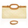 Image 1 : Louis Vuitton Beige Vernis Leather Roxbury Drive Handbag