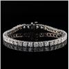 Image 1 : 11.88 ctw Diamond 14K White Gold Bracelet