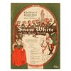 Image 1 : "Snow White and Seven Dwarfs" Children's Sheet Music.