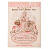 Image 1 : A 1938 Snow White Souvenir Program from Radio City Music Hall.