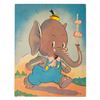 Image 2 : A Walt Disney's Elmer the Elephant Linen-Like Book.