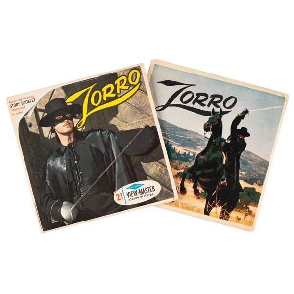 A Pair of Zorro Viewmaster Slide Packs.