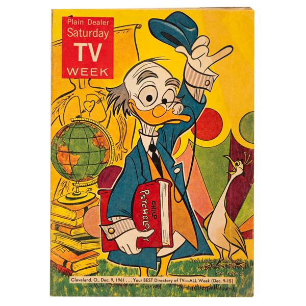 A 1961 Ludwig Von Drake TV Listing Guide.