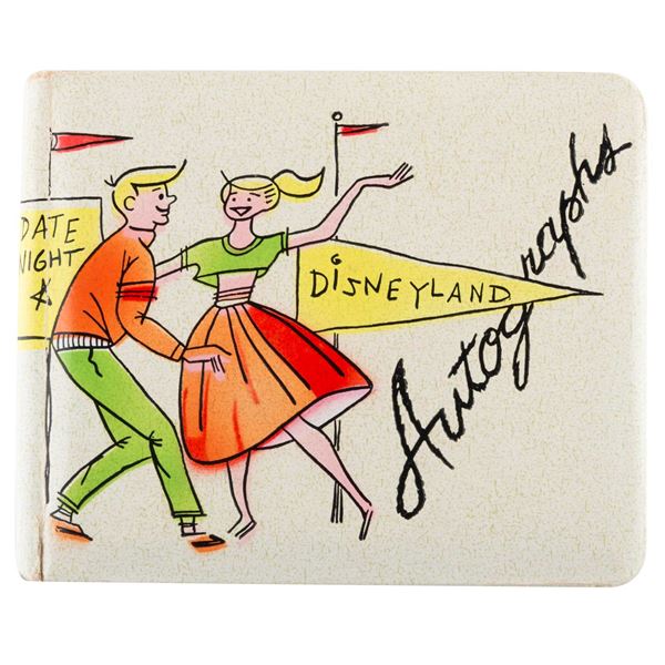 A 1960s Disneyland Autograph Book.