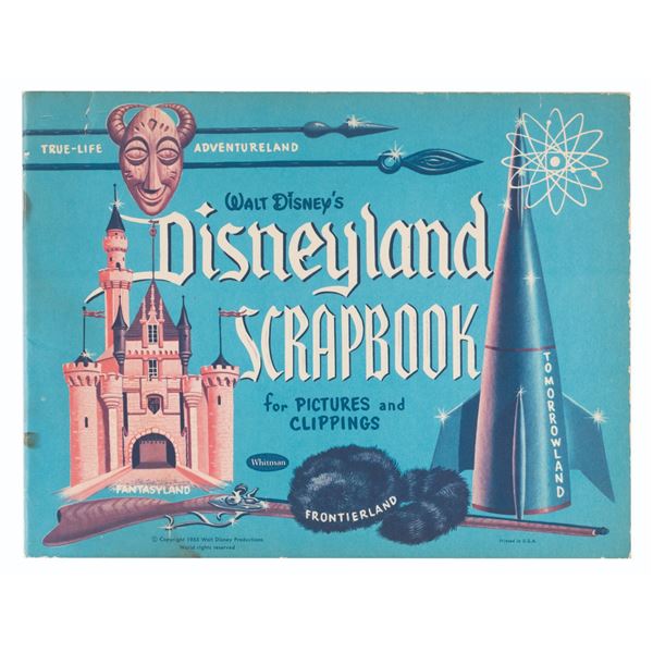 A 1955 Disneyland Scrapbook by Whitman.