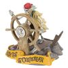 Image 3 : A Pirates of the Caribbean Skeletal Helmsman Clock.
